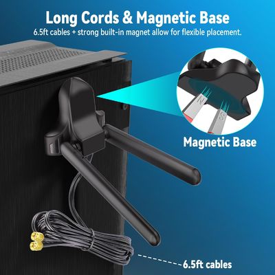 2.4GHz 5GHz 6GHz الهوائيات المغناطيسية