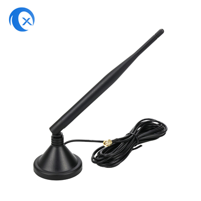 2.4G 5 DBi WiFi Extender الهوائي المغناطيسي مع وصلة الذكور SMA للاتصال اللاسلكي للإشارة