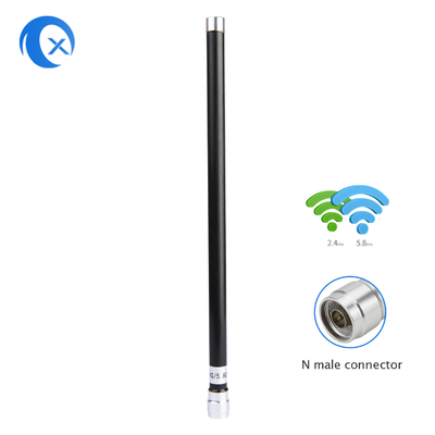 2.4GHz 5.8GHz النطاق المزدوج 7dBi مكاسب عالية متعددة الاتجاهات محطة قاعدة في الهواء الطلق / الداخلي الهوائي
