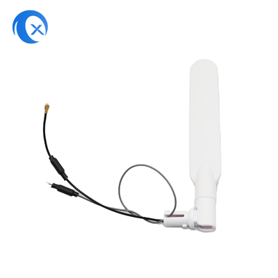 2.4/5.8g فائدة عالية 3dBi النطاق المزدوج الواسع الاتجاه WiFi الهوائي المتحرك مع الأسلاك الطائرة للطرّارات