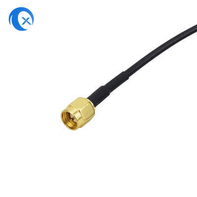 1575.42MHz 27dBi هوائي GPS مع اثنين من تضخيم السيارة DVD الملاحة GPS هوائي نشط 3m متر SMA