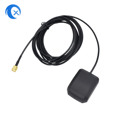 1575.42MHz 27dBi هوائي GPS مع اثنين من تضخيم السيارة DVD الملاحة GPS هوائي نشط 3m متر SMA