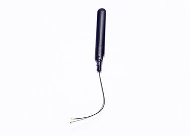 هوائي أسود GSM SMA انحناء البلاستيك PCB SMA مع كابل RG113