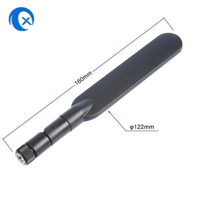 High Gain Omnidirectional LTE Antenna with RP-SMA Connector for 4G Dual-band and Linear Polarization