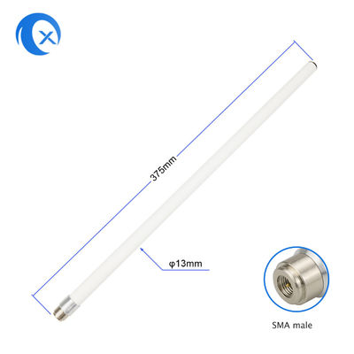 2.4G متعدد الاتجاهات واي فاي هوائي محطة قاعدة الألياف الزجاجية مع موصل SMA ذكر