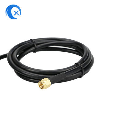 SMA Male Connector 4G LTE Magnetic Mount Antenna مع كابل LMR195