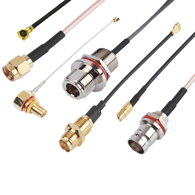 تجميعات الكبل المحوري RF كبل RG316 كبل توصيل موصل SMA N-Type MMCX BNC